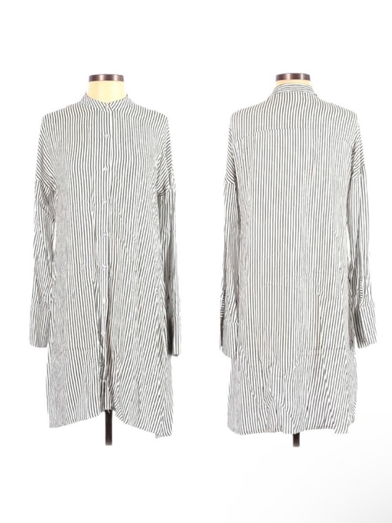 I am Dresses & Skirts - I AM Striped Banded Collar Shirt Dress S